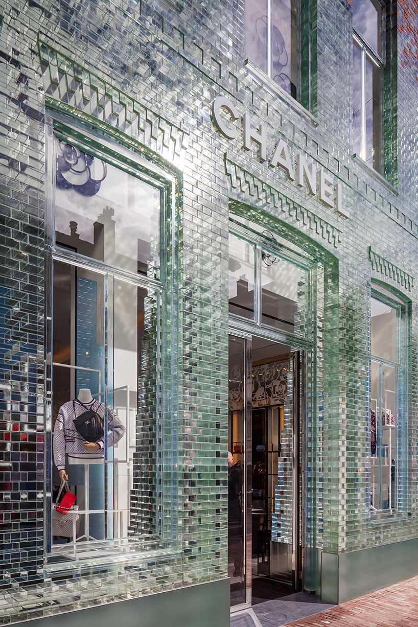 MVRDV crystal houses amsterdam chanel flagship store glass facade designboom 03